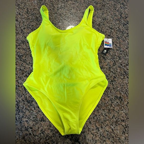 No Boundaries Swim Noboundaries Neon One Piece Swimsuit Nwt Poshmark